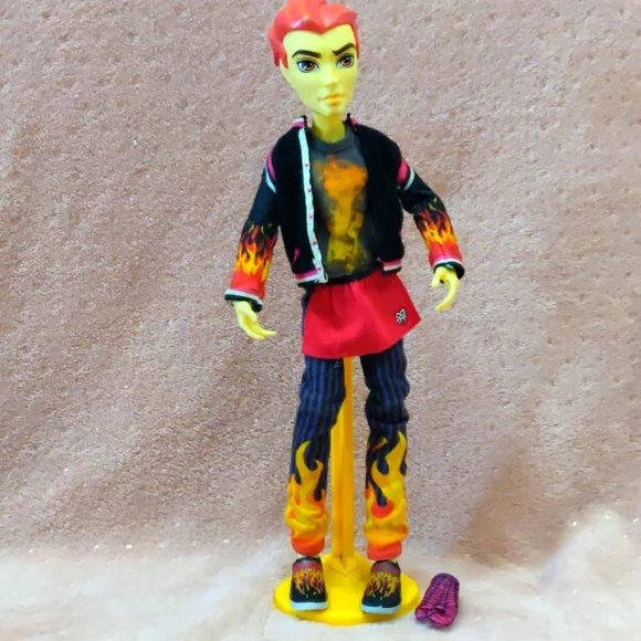 monster high Toys Heath Burns Male Monster High Doll Poshmark